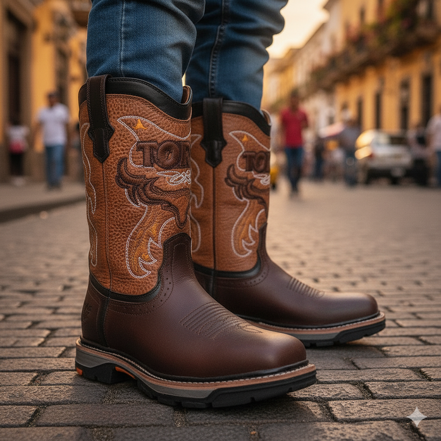 Toro Bravo Mens Steel Toe Work Boots TRC1-STL – Lil Bit of Mexico