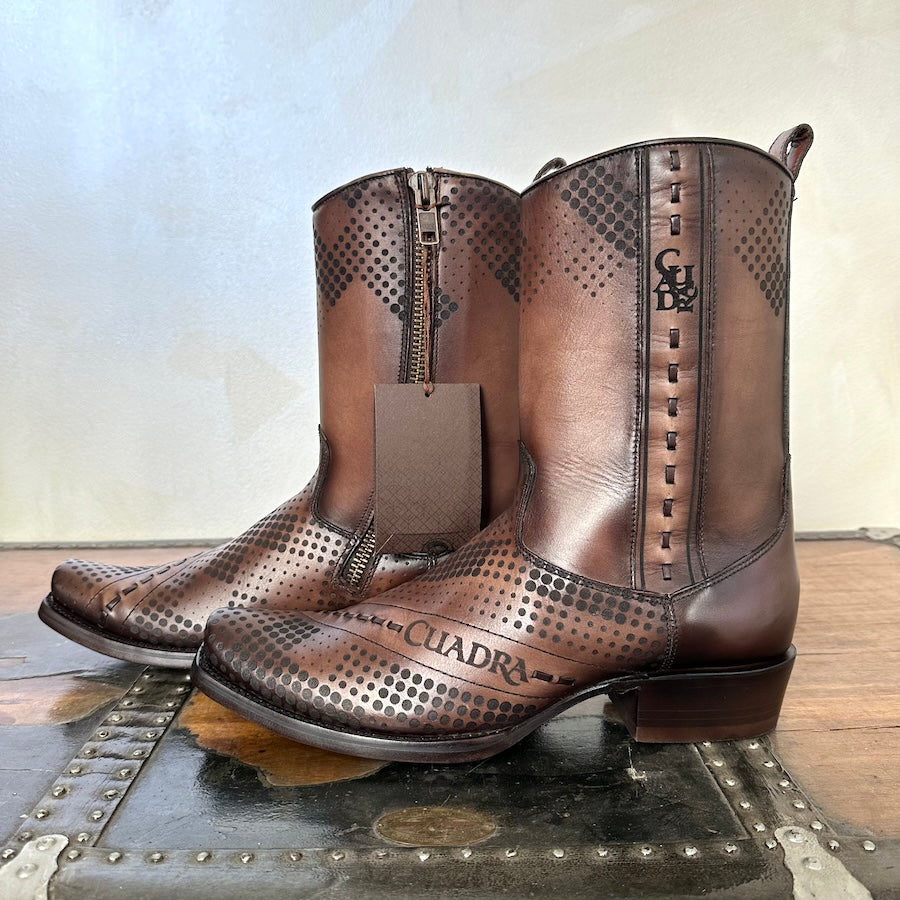 Cuadra Mens Cowhide Ankle Leather Boots 1J2URS