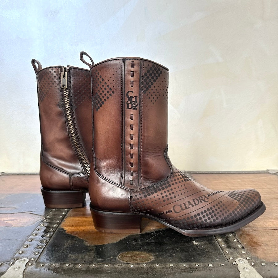 Cuadra Mens Cowhide Ankle Leather Boots 1J2URS
