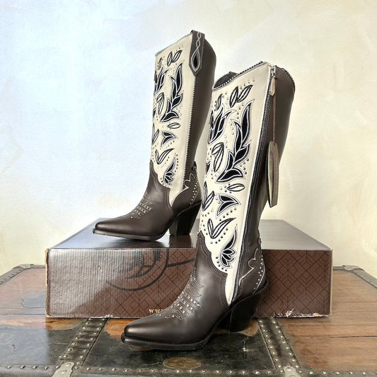 Cuadra Wmns Tall Boots Tokio Leather Oxford 4W05RS