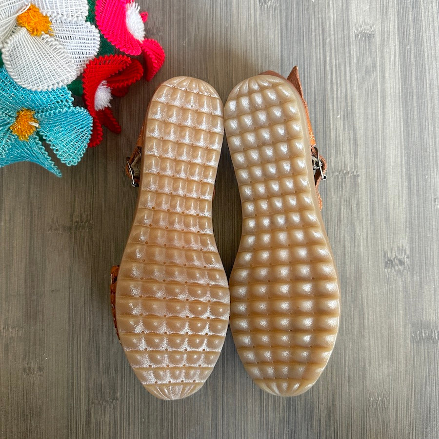 Frida Kahlo Ankle Strap Flats