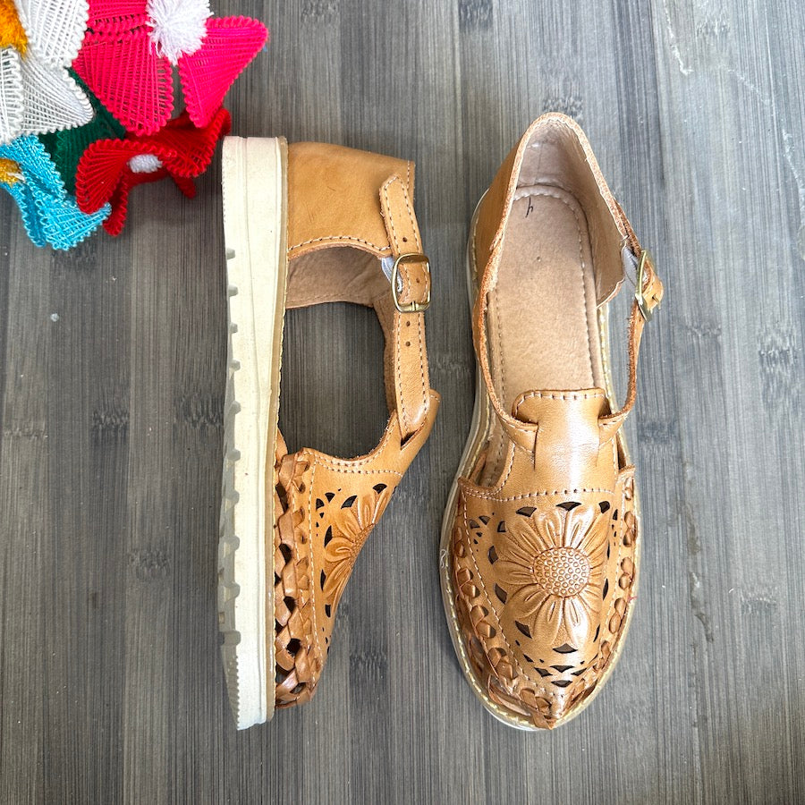 Adriana's Ankle Strap Flats