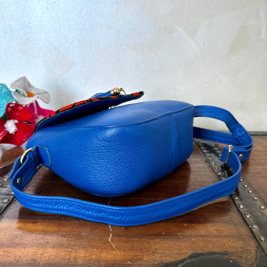 Letty's Leather Embroidered Shoulder Bag
