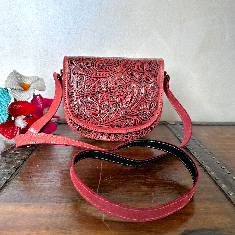 Mexican Leather Crossbody Purse, Bag, Real Leather Purse.