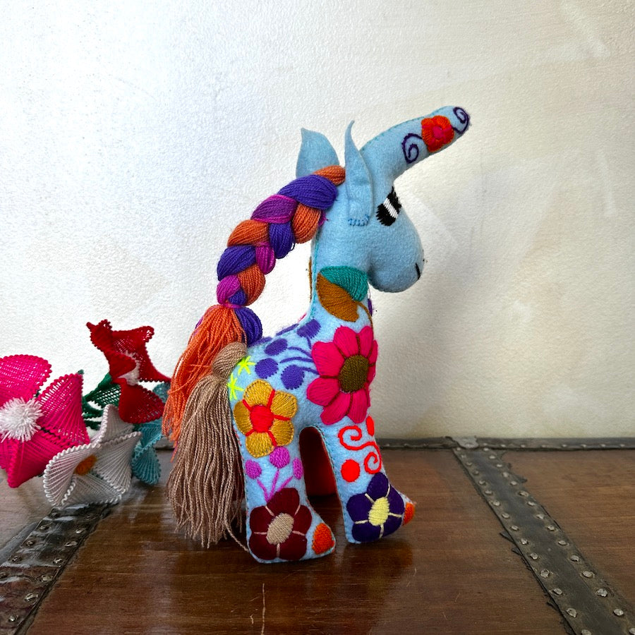 Embroidered Unicorn Plushie (10")