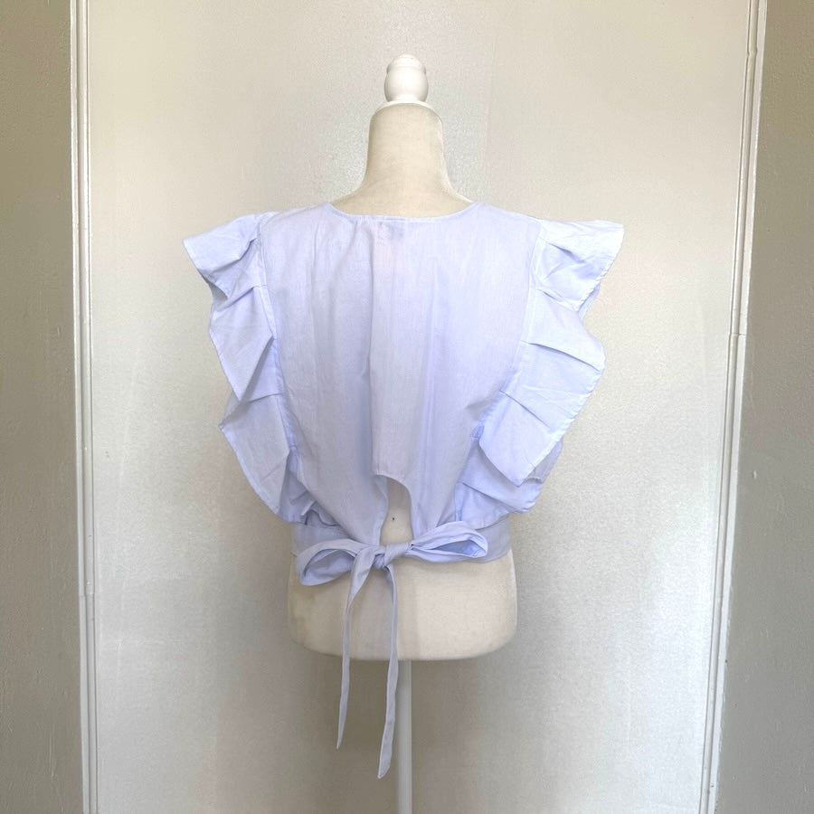Itzel's Embroidered Crop Top (Size US OS)