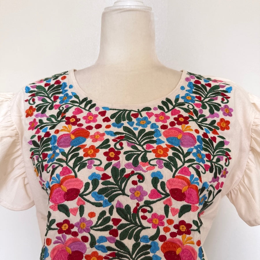 Lolita's Embroidered Crop Top (Size US L)