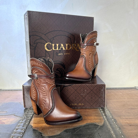 Cuadra Wmns Ankle Boots Biotin De Res Azteca Maple Leather 3F59RS