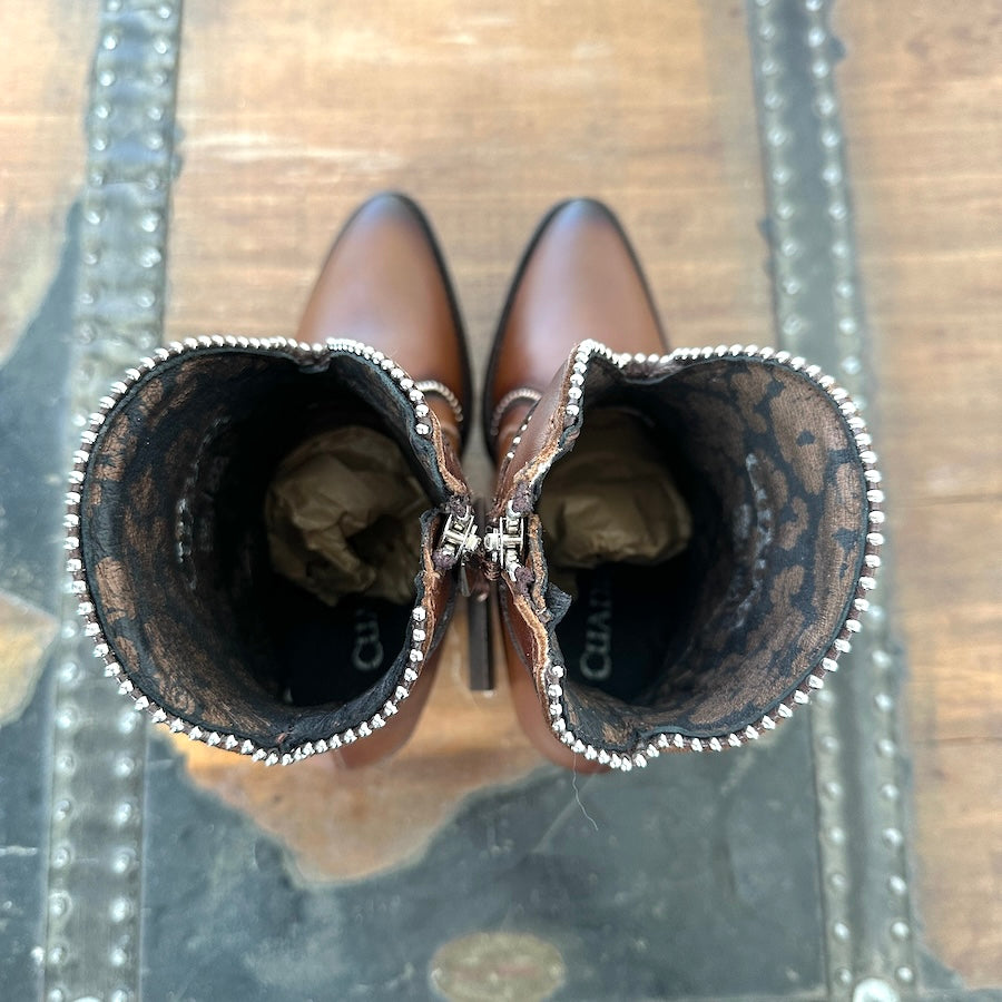 Cuadra Wmns Ankle Boots Biotin De Res Azteca Maple Leather 3F59RS