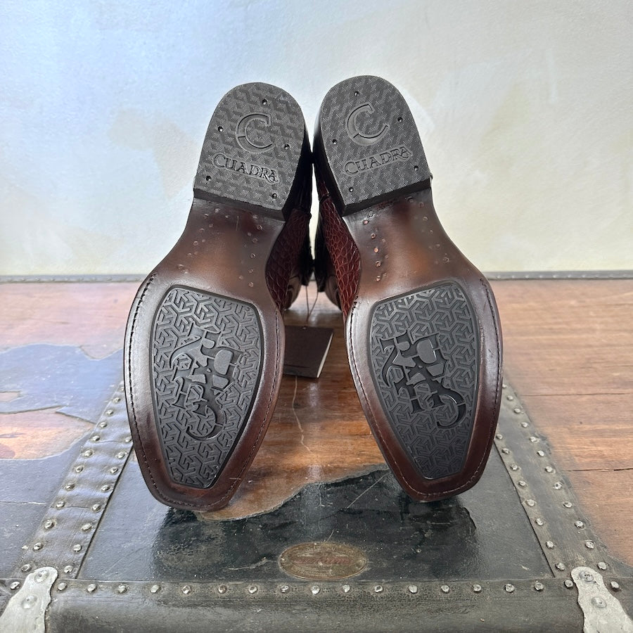 Cuadra Mens Hand-Painted Traditional Exotic Leather Boots 1J2KA1