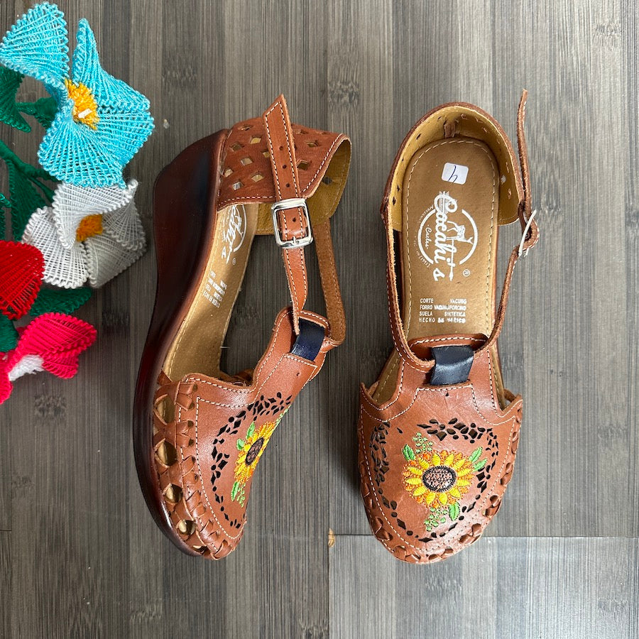 Cacahi's Ankle Strap Wedges