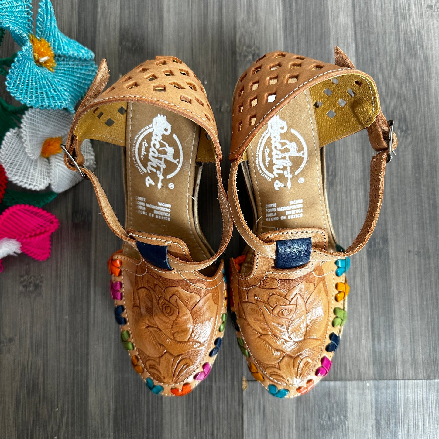 Cacahi's Ankle Strap Wedges