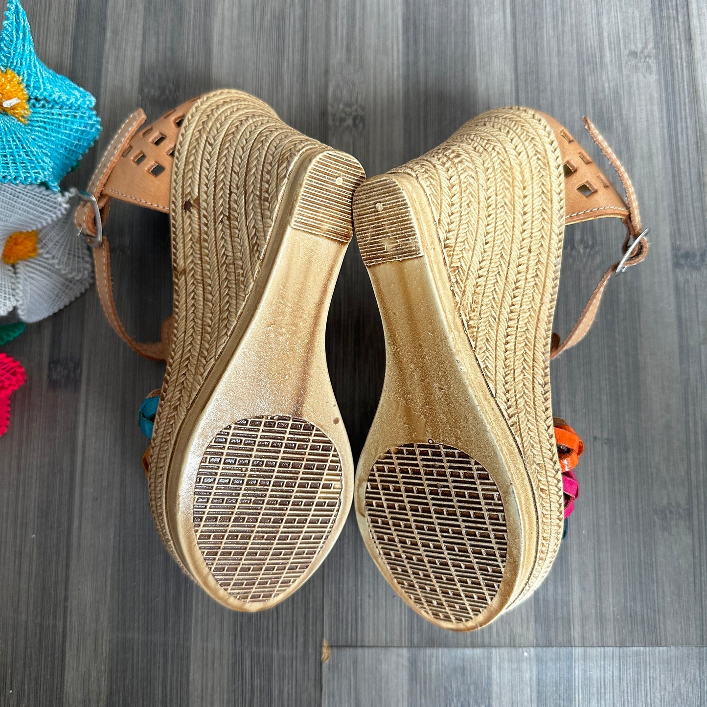 Cacahi's Ankle Strap Wedges