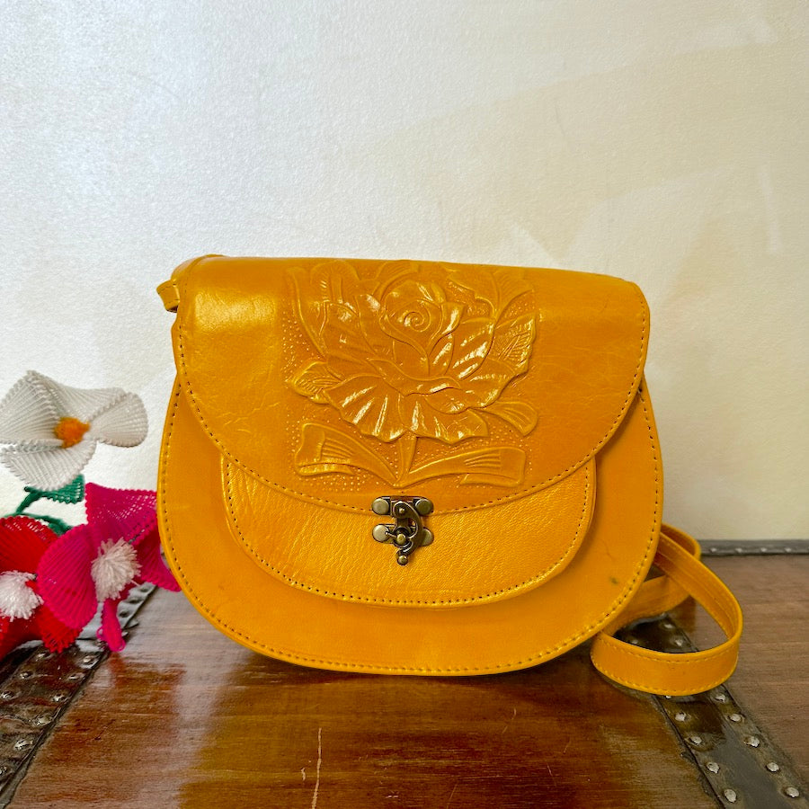 Elena's Leather Crossbody Bag