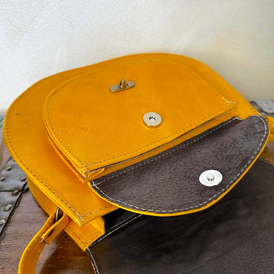 Elena's Leather Crossbody Bag
