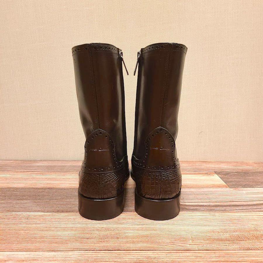Franco Cuadra Mens Brown Dress Boot 827FWTS