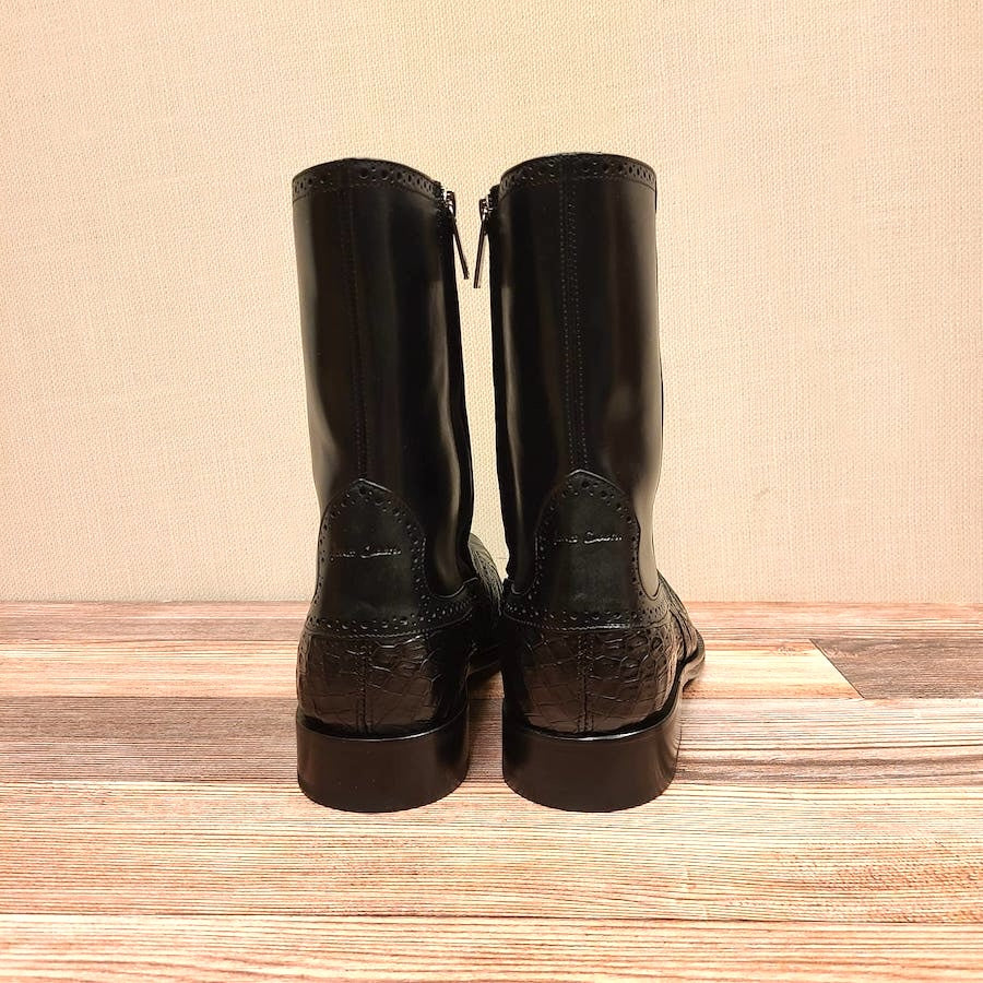 Franco Cuadra Mens Black Dress Boot 827FWTS