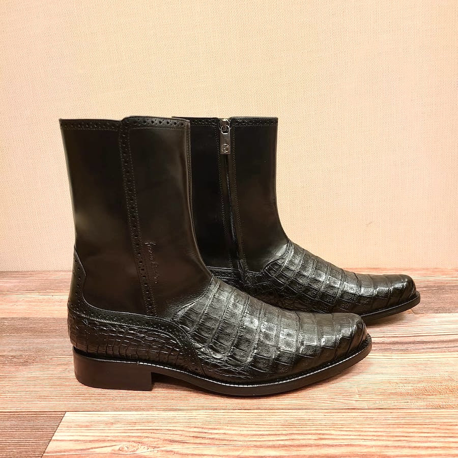 Franco Cuadra Mens Black Dress Boot 827FWTS