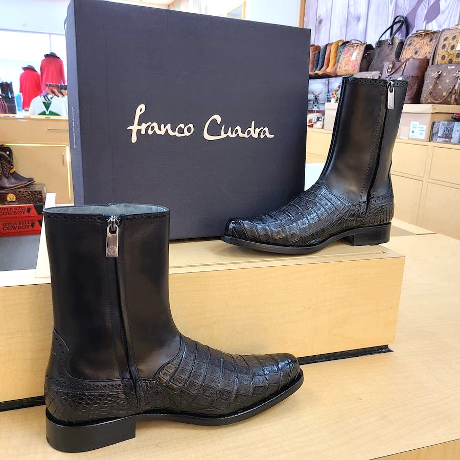 Franco Cuadra Mens Black Dress Boot 827FWTS