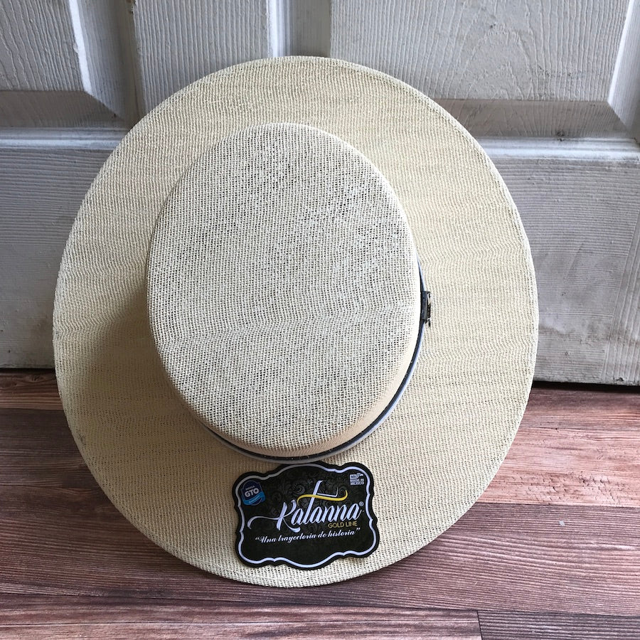 Mexican Style Wide Brim Straw Hat, Safari/Gambler Hat