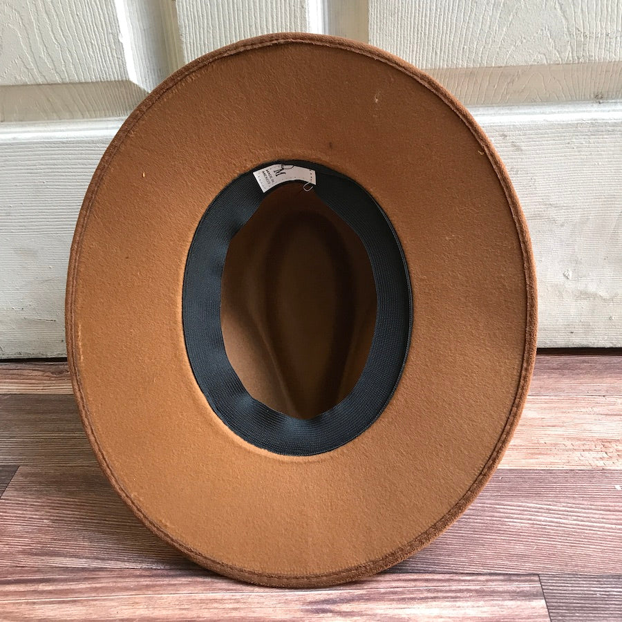 Flora's Embroidered Suede Hat ( M )