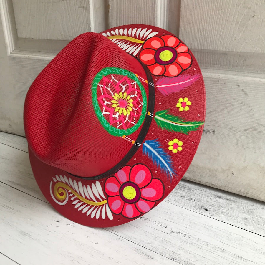 Dreamcatcher Hand Painted Hat ( L )