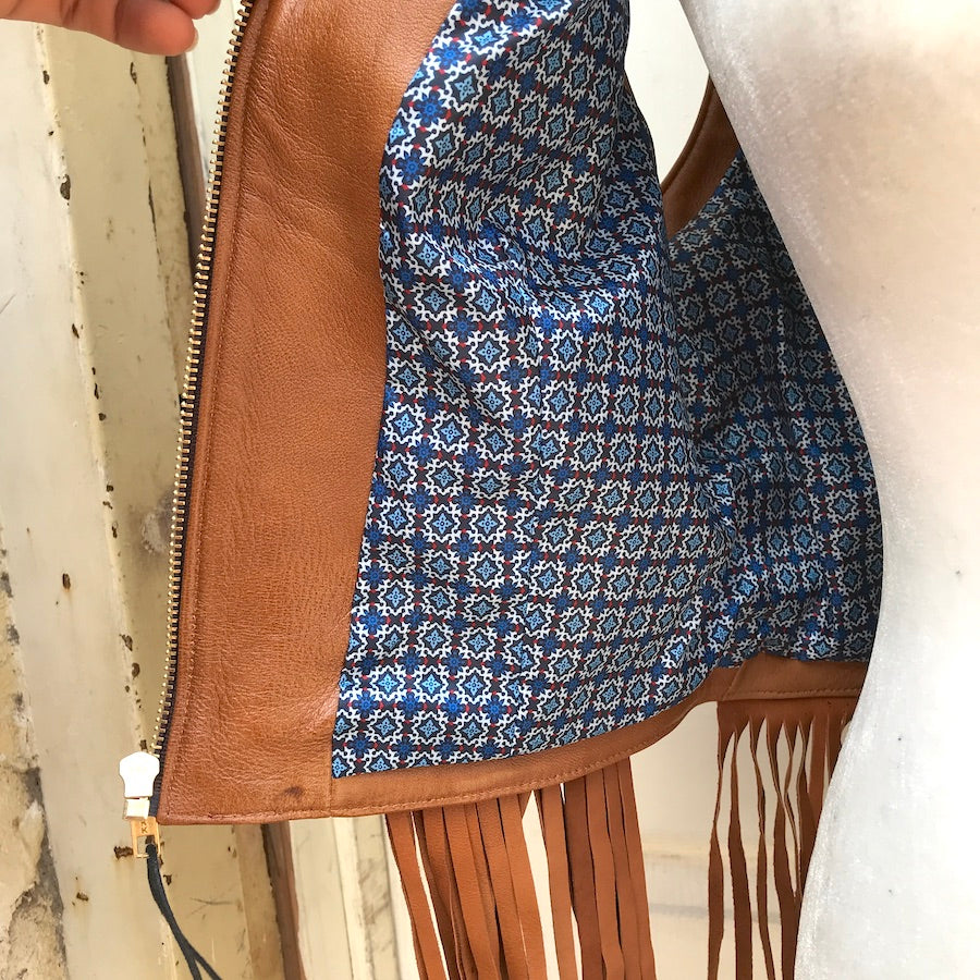 Wild Rider Wms Leather Suede Vest