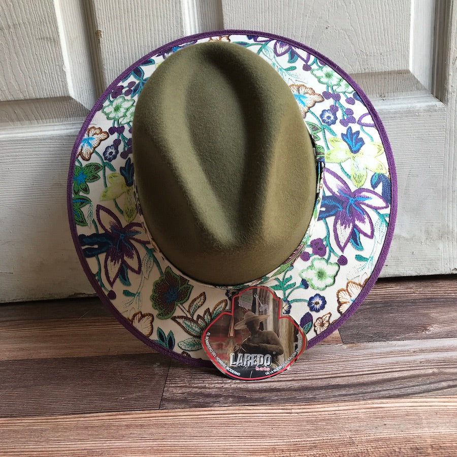 Laredo Canvas Suede Hat ( L )