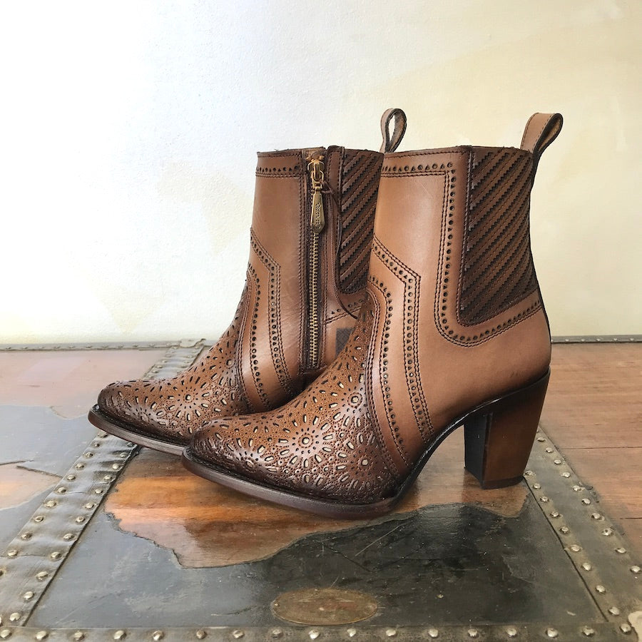 Cuadra Wmns Ankle Boots Maple Leather 3F94RS