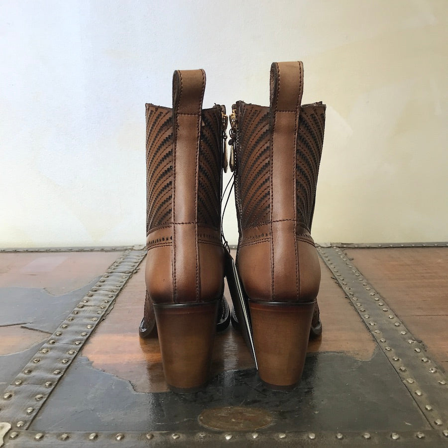 Cuadra Wmns Ankle Boots Maple Leather 3F94RS