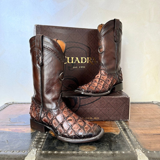 Cuadra Mens Pirarucu Chocolate Boots 3Z2FPI