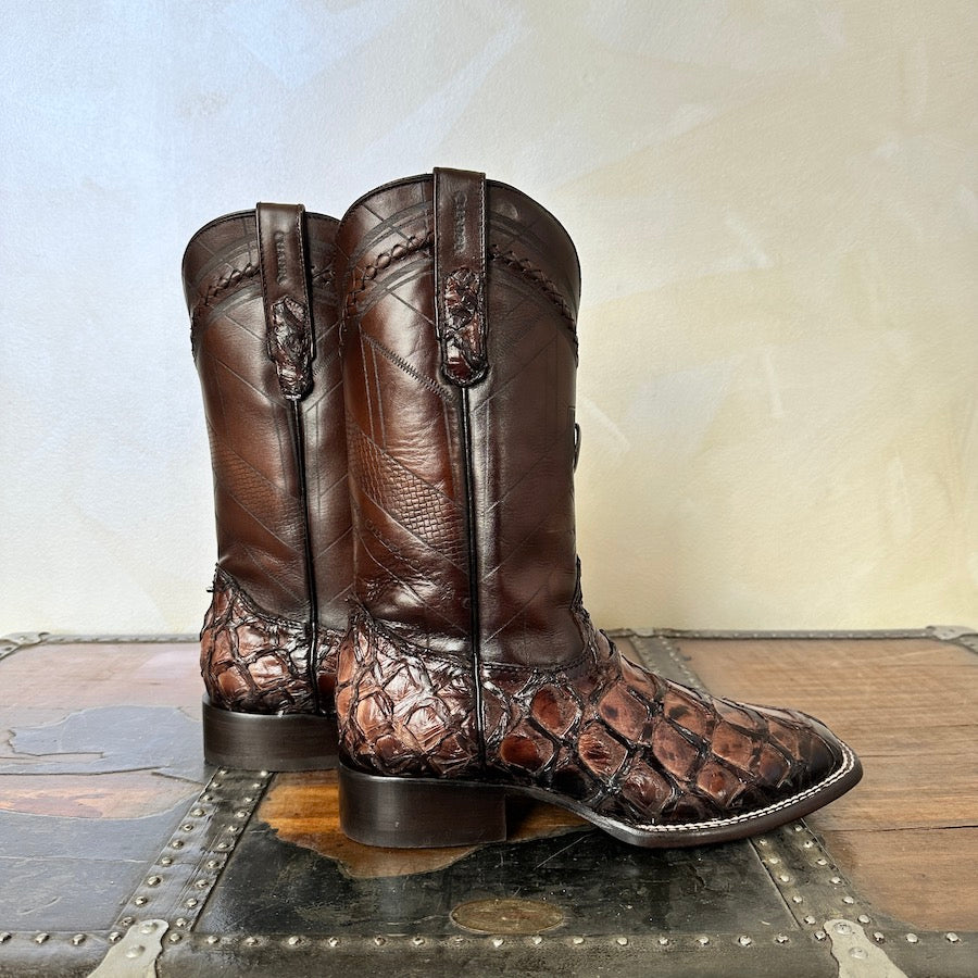 Cuadra Mens Pirarucu Chocolate Boots 3Z2FPI