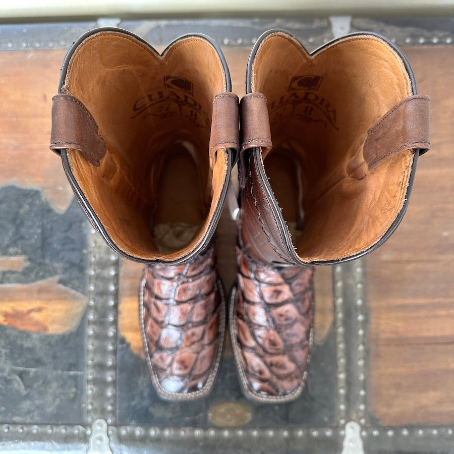 Cuadra Mens Pirarucu Chocolate Boots 3Z2FPI