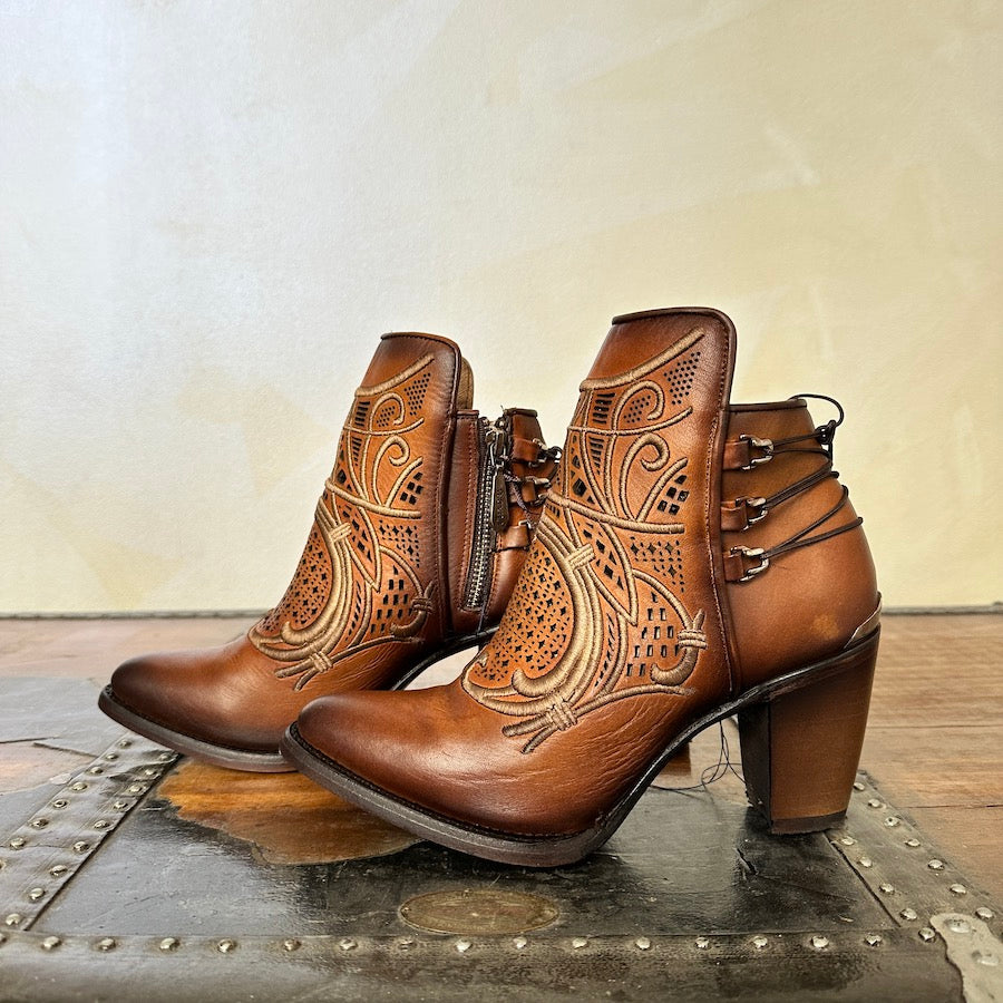 Cuadra Wmns Ankle Boots Crust Satro Castano Honey 3F48RS