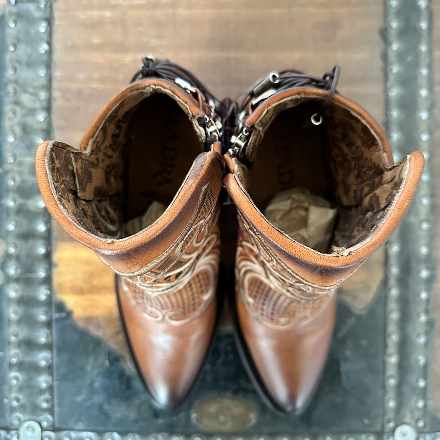 Cuadra Wmns Ankle Boots Crust Satro Castano Honey 3F48RS