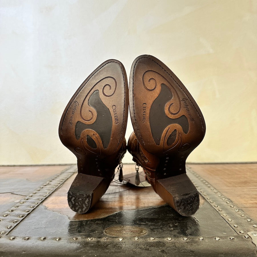 Cuadra Wmns Ankle Boots Crust Satro Castano Honey 3F48RS