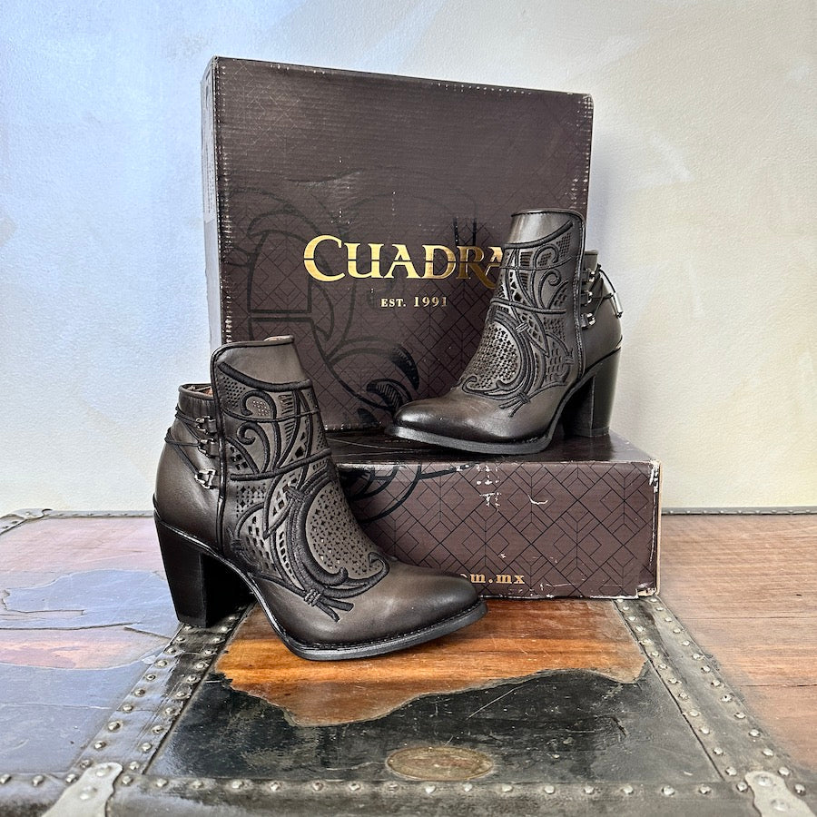 Cuadra Wmns Ankle Boots Crust Tokio Gris Black 3F48RS
