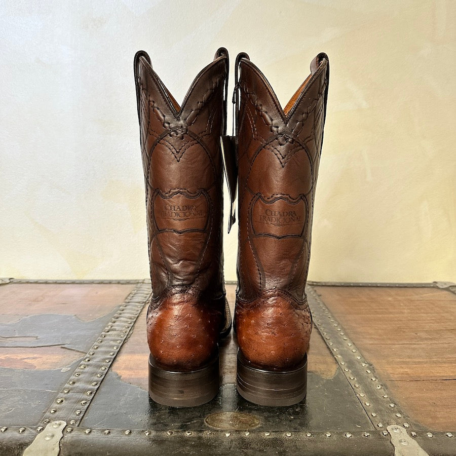 Cuadra Mens Ostrich Belly Moroni Castaño 3Z1OA1