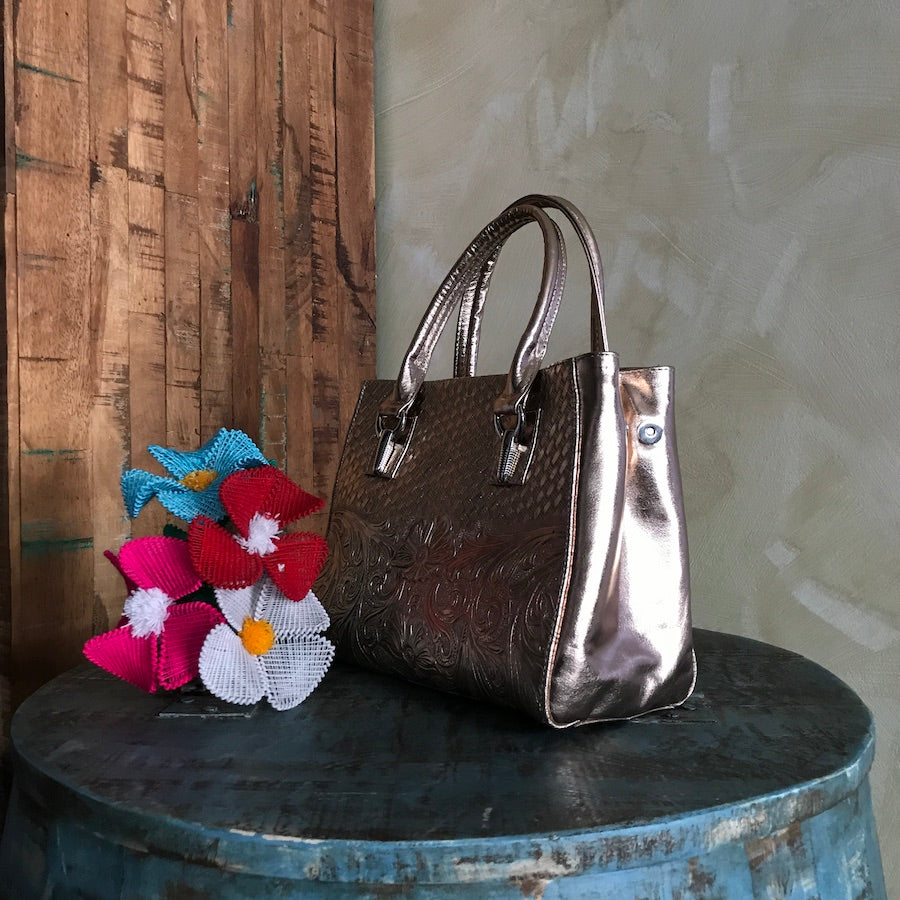 Edith's Leather Top-Handle Shoulder Bag