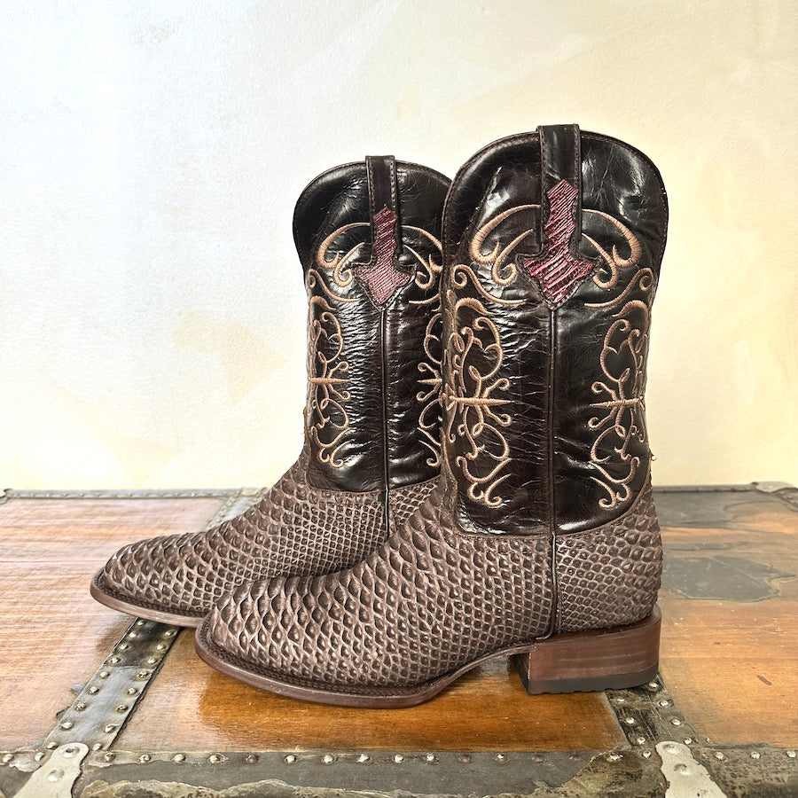 Franko Boots Mens Piton Cafe 100