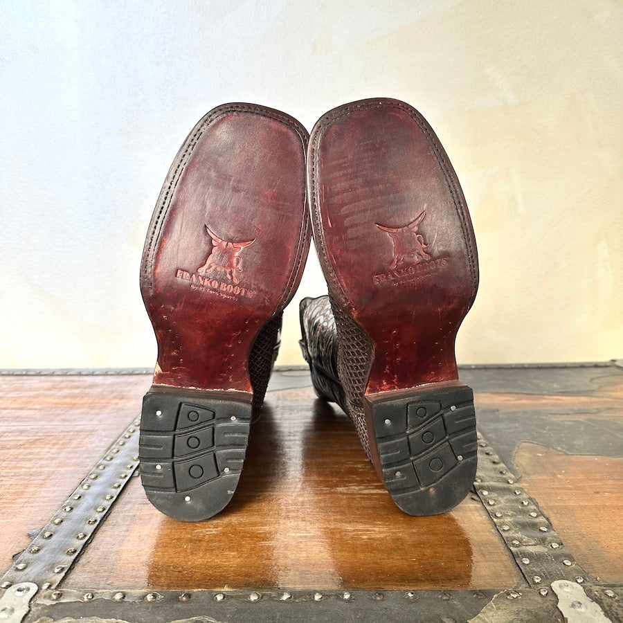 Franko Boots Mens Piton Cafe 100