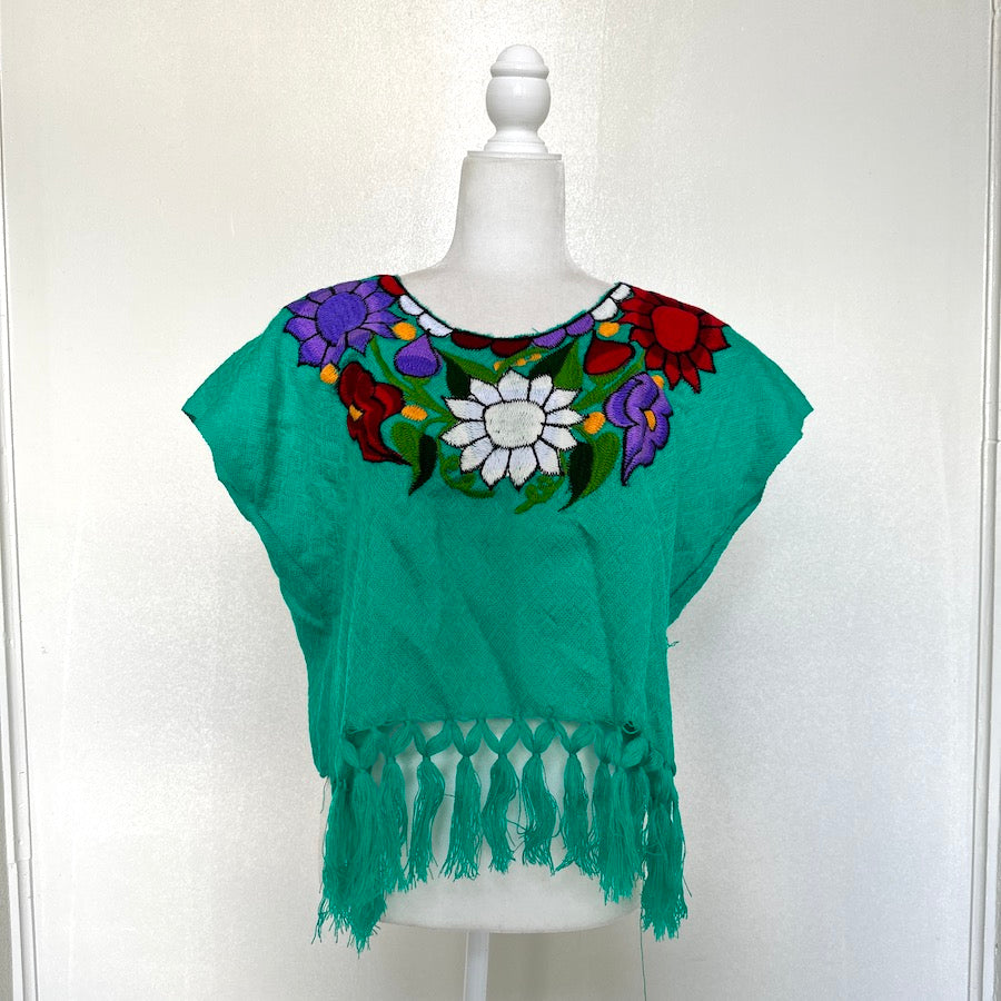 Huipil Embroidered Crop Top (Size US M/L)