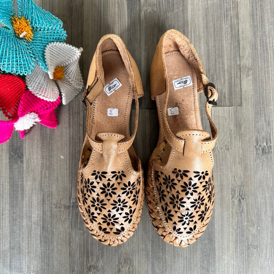Elena's Ankle Strap Flats