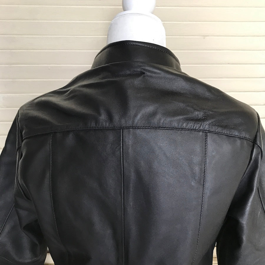 Jazmin's Embroidery Leather Jacket (Size US XL)