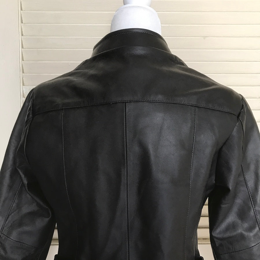 Jazmin's Embroidery Leather Jacket (Size US L)