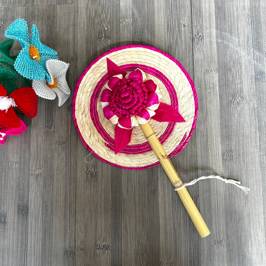 Fiesta Hand Woven Fan