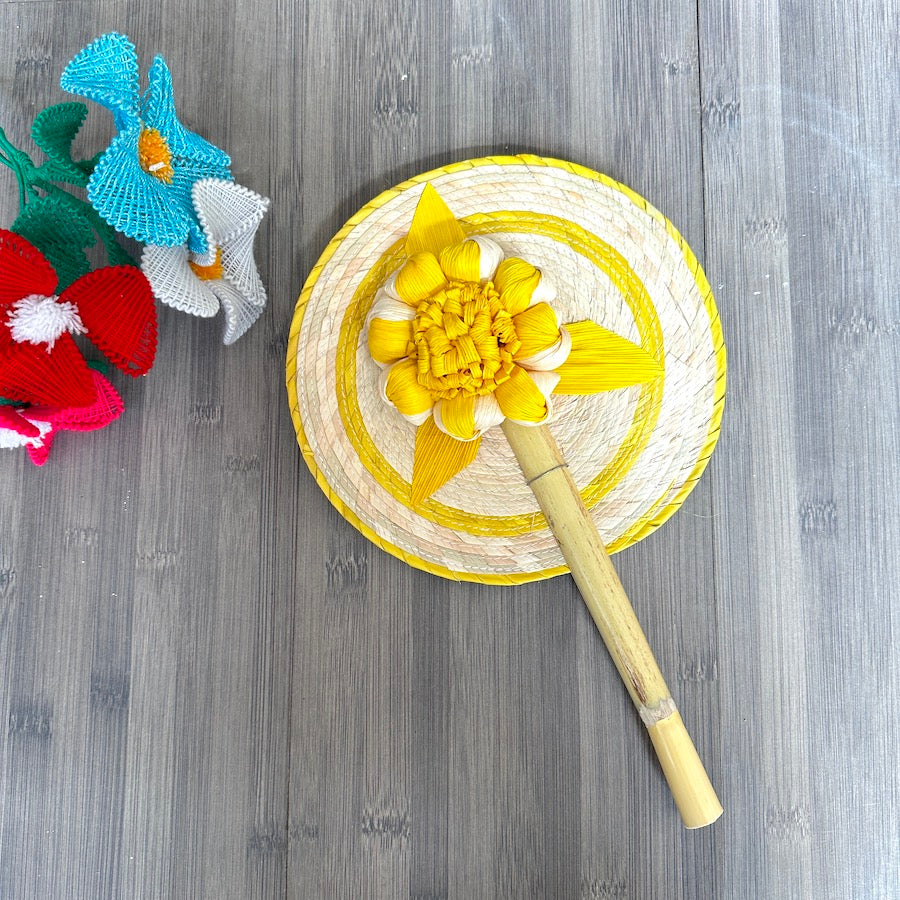 Fiesta Hand Woven Fan