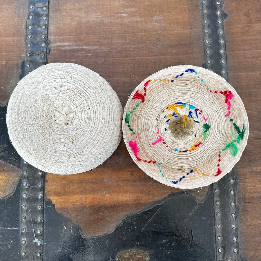 Fiesta Handwoven Tortilla Warmer Basket 2pc Set