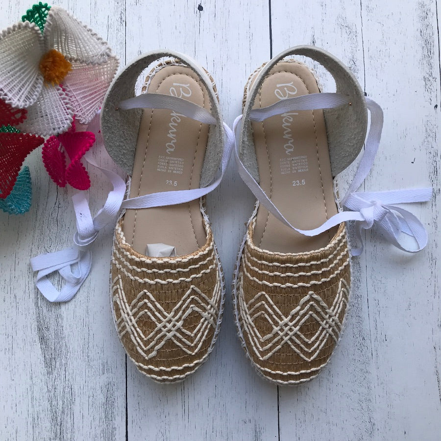 Bukura's Lace-Up Platforms