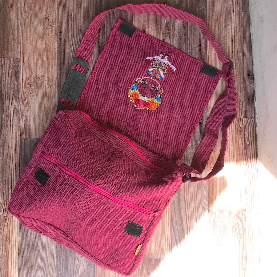 Baby Doll Frida Kahlo Messenger Bag